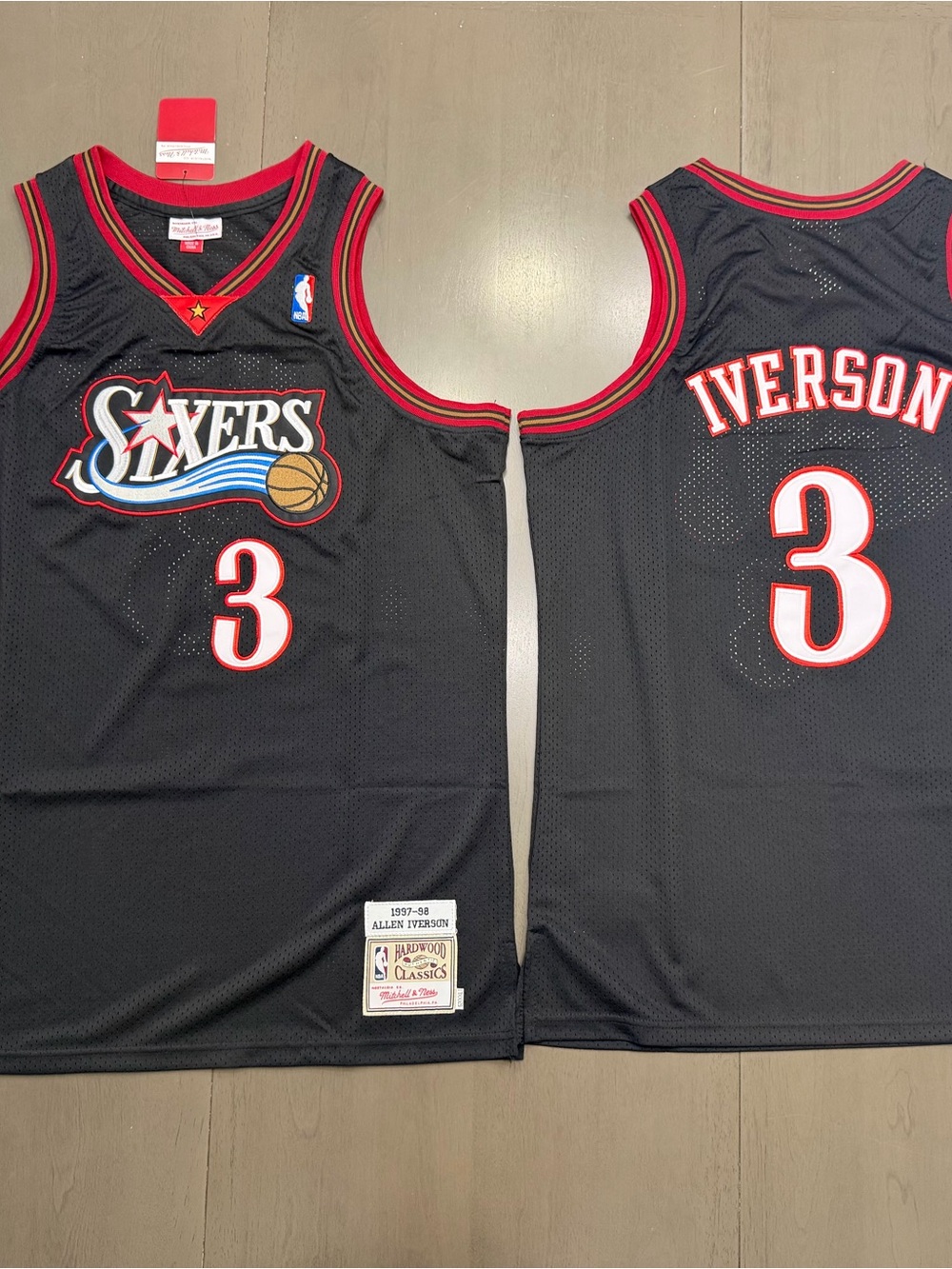 Allen Iverson 76ers jerseys